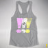 Twink Pride Grunge Exclamation Points Women's Racerback Tank - Heather Grey